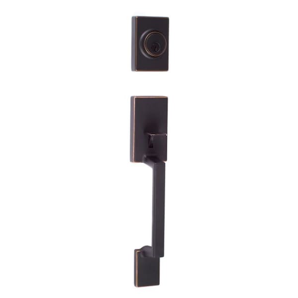 Sure-Loc Hardware Sure-Loc Hardware Stockholm Dummy Handleset with _Thumb Turn, Vintage Bronze. SH500 11P - main